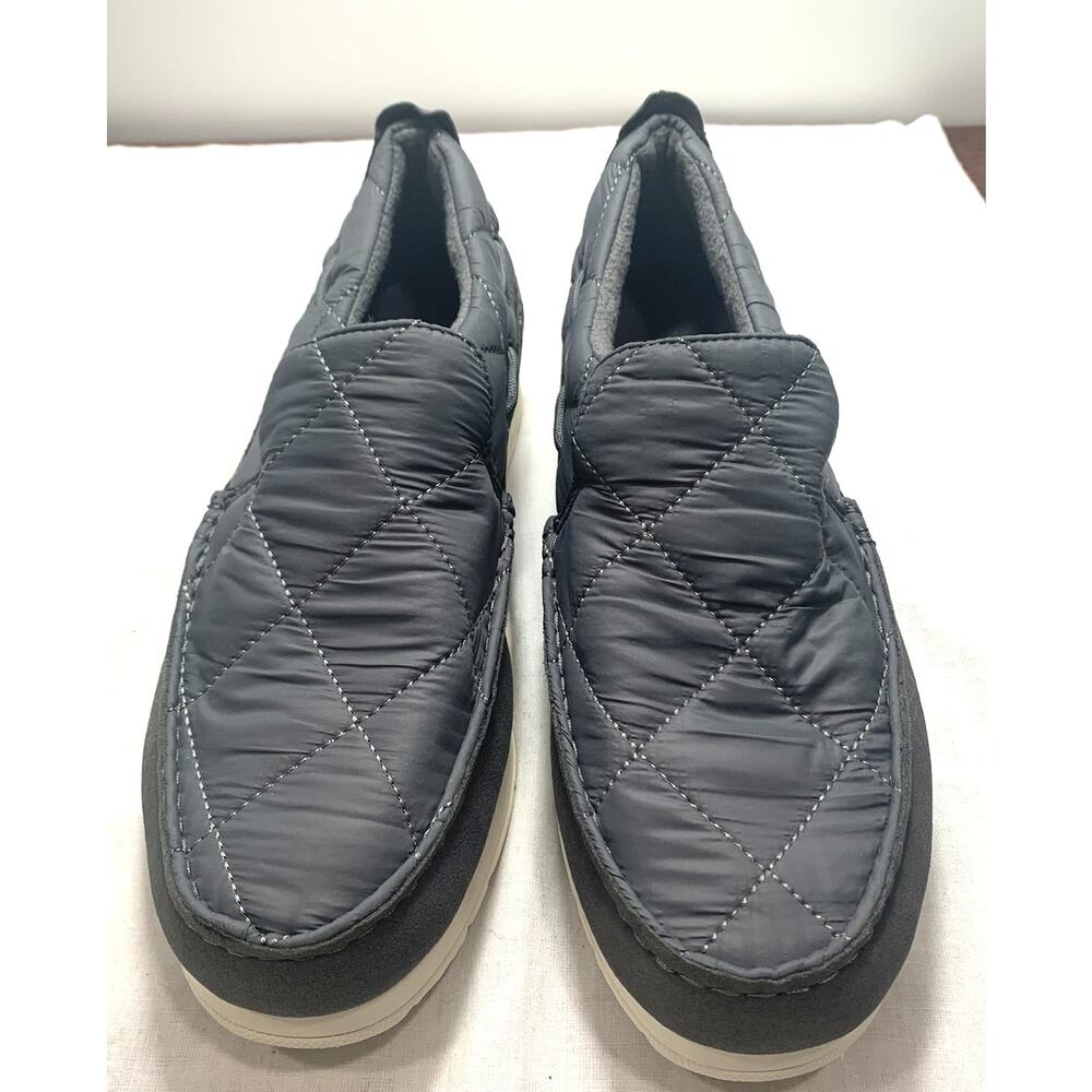Women's SPERRY Gray Quilted Moc-Sider Slip On Shoes Size 9.5
